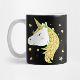 Gold unicorn Mug